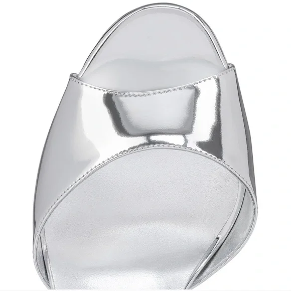 Christian Louboutin Silver and Red Heels - Picture 4 of 15